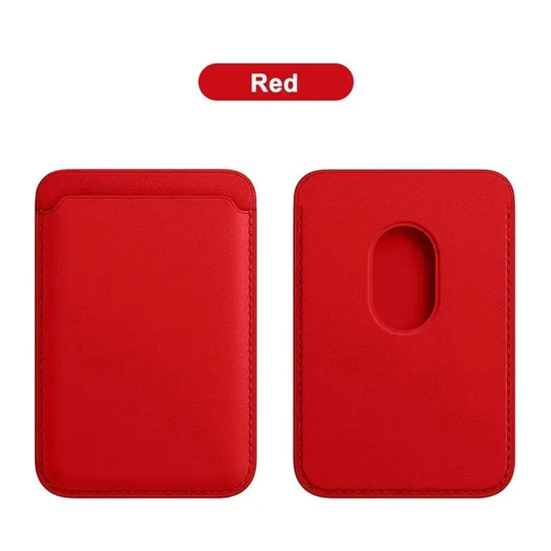 Mobile Phone Leather Wallet Case for Iphone 14 13 12 Card Holder with 15 Pro Max Magsafe Magnet Wallet Leather Compatible