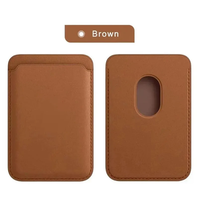 Mobile Phone Leather Wallet Case for Iphone 14 13 12 Card Holder with 15 Pro Max Magsafe Magnet Wallet Leather Compatible