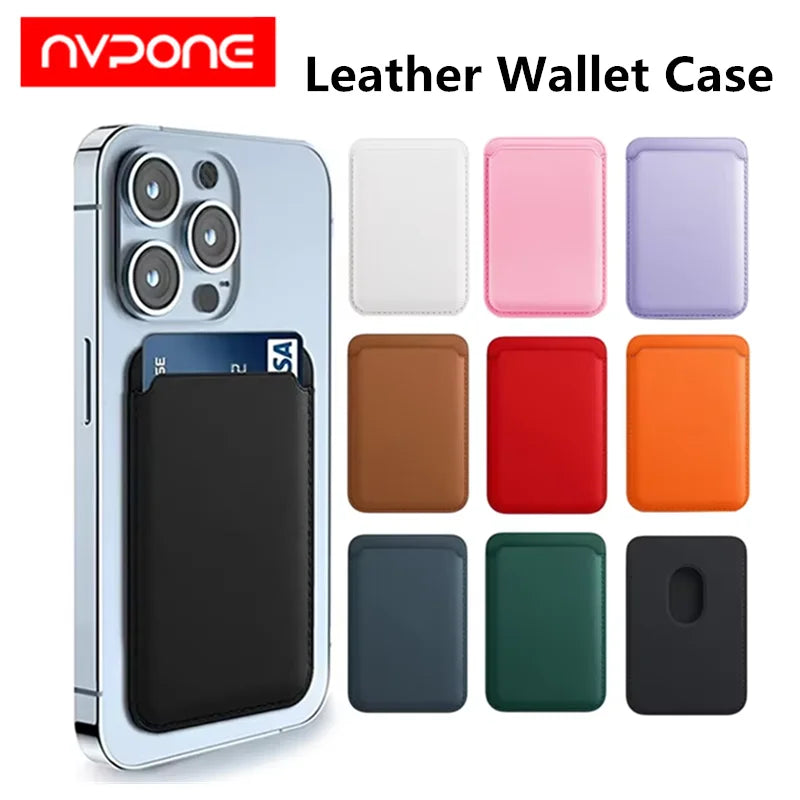 Mobile Phone Leather Wallet Case for Iphone 14 13 12 Card Holder with 15 Pro Max Magsafe Magnet Wallet Leather Compatible